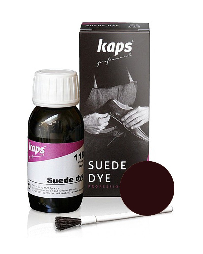 Ciemnobrązowy barwnik do zamszu, nubuku, Suede Dye 106 Kaps, 50 ml