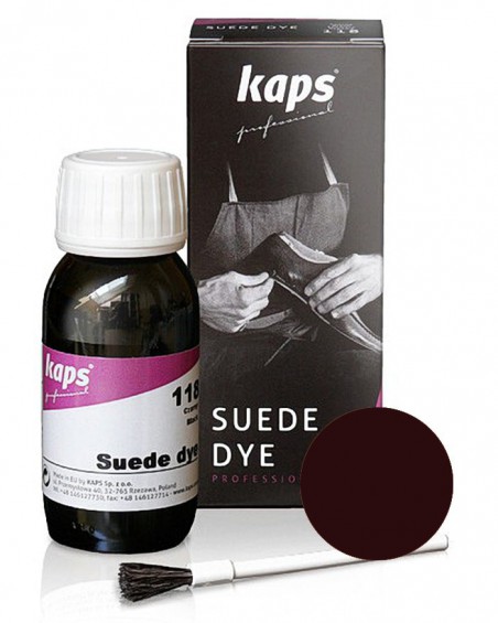 Ciemnobrązowy barwnik do zamszu, nubuku, Suede Dye 106 Kaps, 50 ml