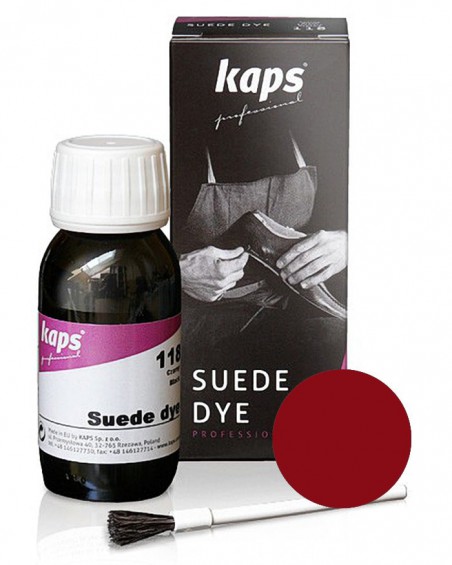 Czerwony barwnik do zamszu, nubuku Suede Dye 112 Kaps, 50 ml