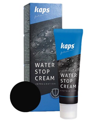 Czarna pasta, krem do butów, Water Stop Cream Kaps 118