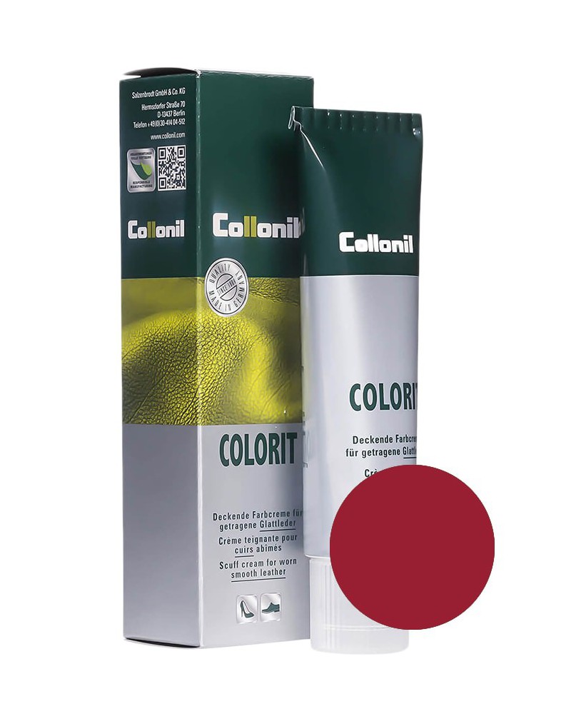 Czerwona pasta, renowator do skóry licowej, Colorit Collonil
