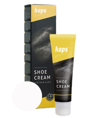 Biały krem, pasta do butów, Shoe Cream Kaps, 101, 75 ml