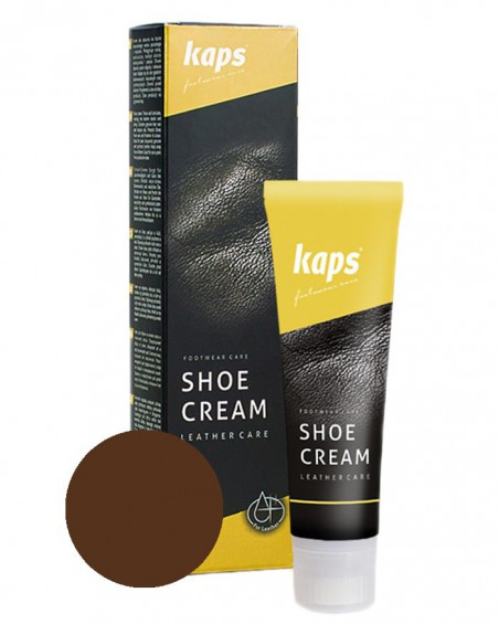 Brązowy krem, pasta do butów, Shoe Cream Kaps, 139, 75 ml