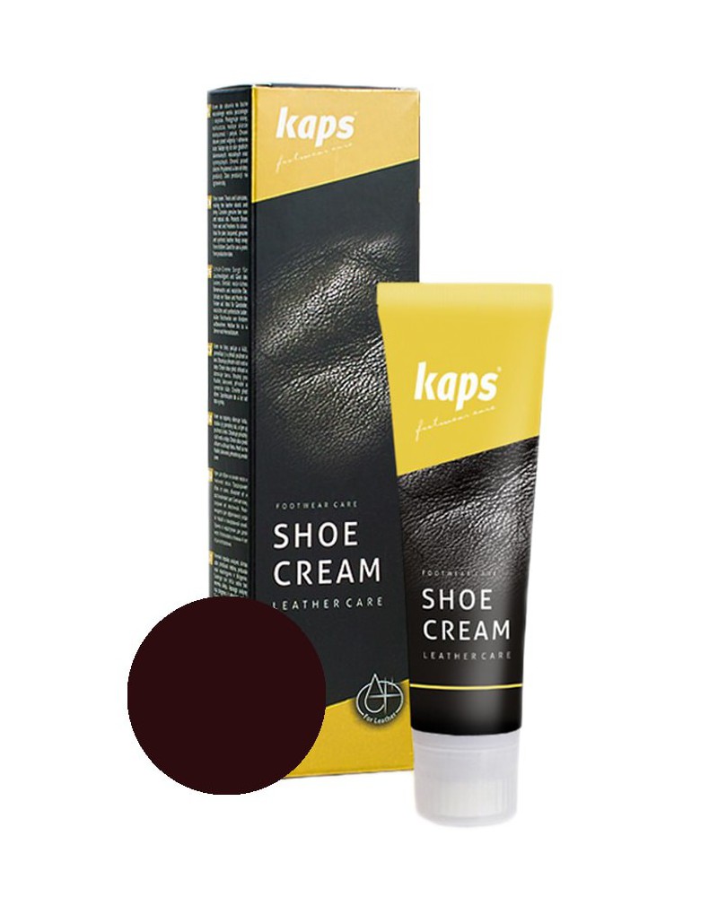 Ciemnobrązowy krem, pasta do butów, Shoe Cream Kaps, 106, 75 ml