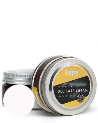 Biały krem, pasta do skóry licowej, Delicate Cream Kaps, 101
