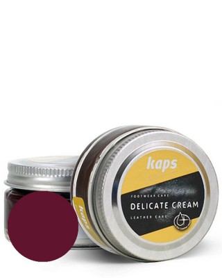 Bordowy krem, pasta do skóry licowej, Delicate Cream Kaps, 111