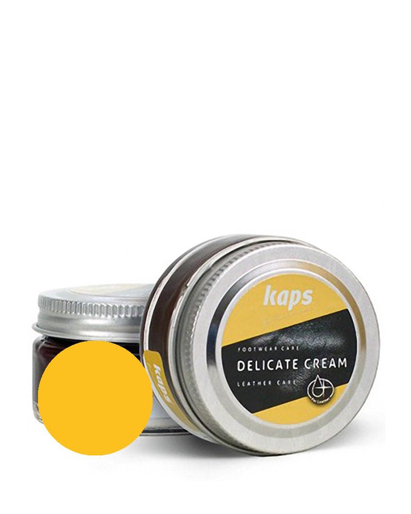 Żółty krem, pasta do skóry licowej, Delicate Cream Kaps, 107