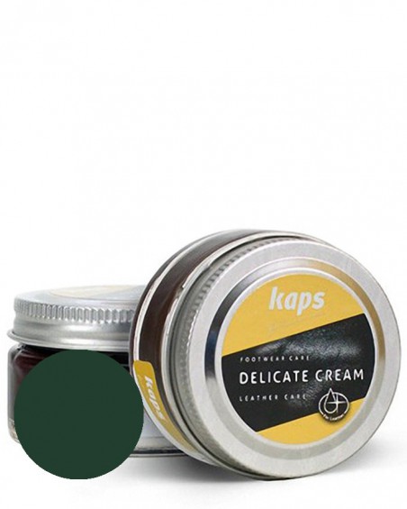 Ciemnozielony krem, pasta do skóry licowej, Delicate Cream Kaps, 113