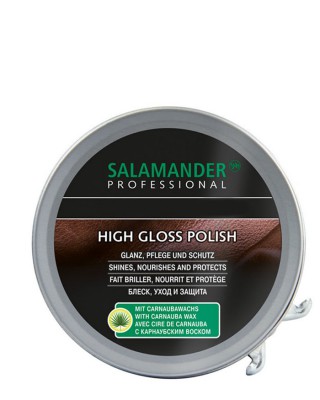 Czarna, klasyczna pasta do butów, High Gloss Polish, Salamander