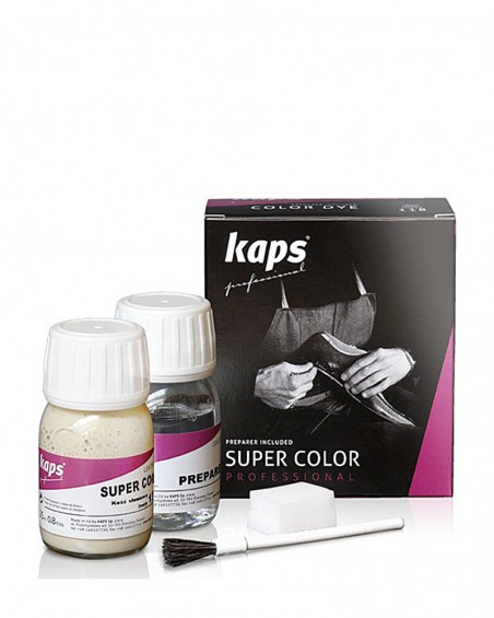 Farba do skór naturalnych, srebrna, Super Color Preparer, 401, Kaps