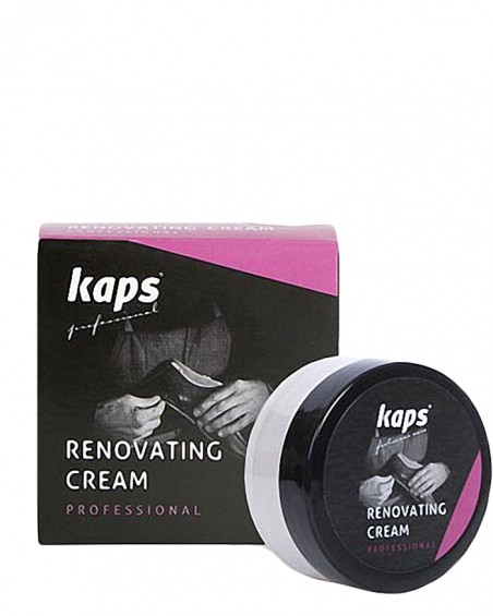 Ciemnobrązowy krem do renowacji skóry licowej, Renovating Cream, Kaps