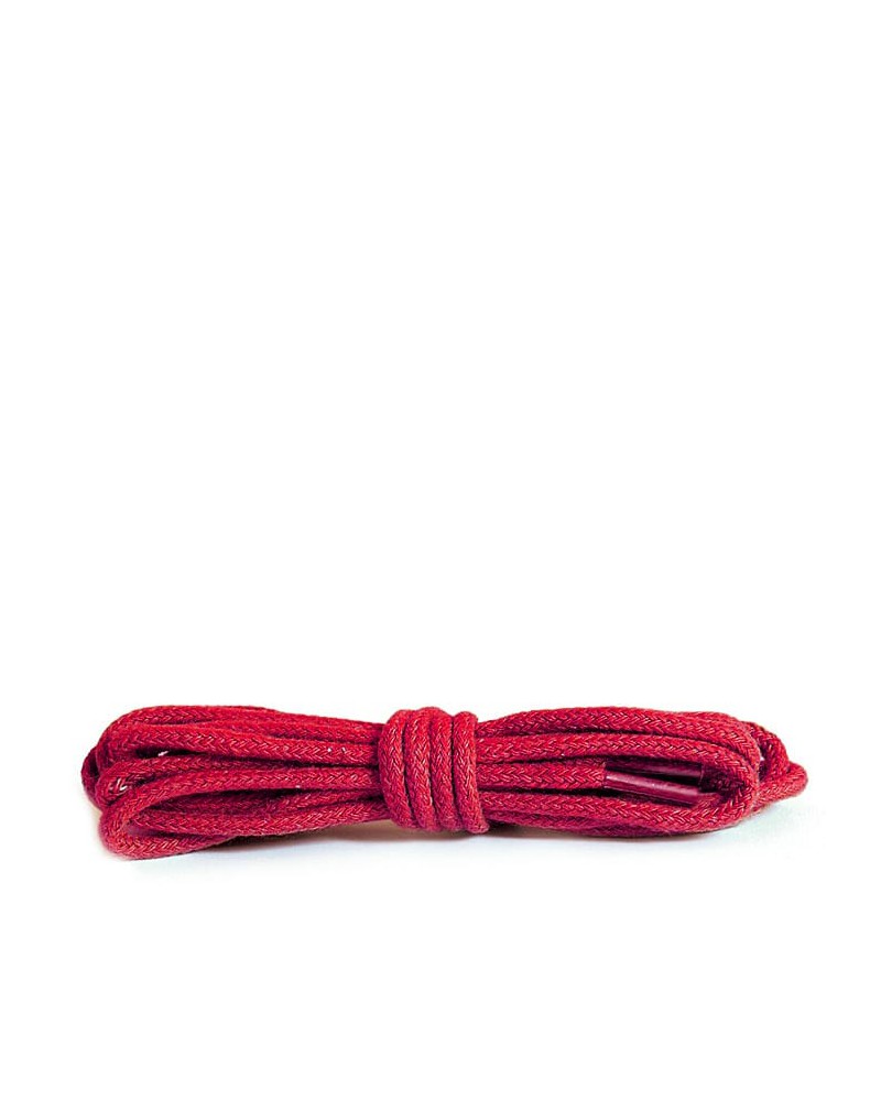 Czerwone, okrągłe cienkie, sznurówki do butów, 75 cm, Kaps
