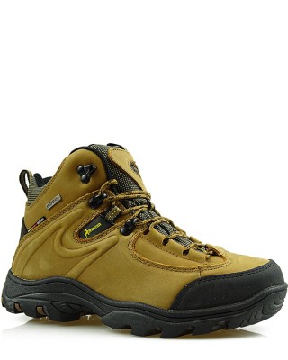 Miodowe, skórzane buty trekkingowe, TF201303002, American