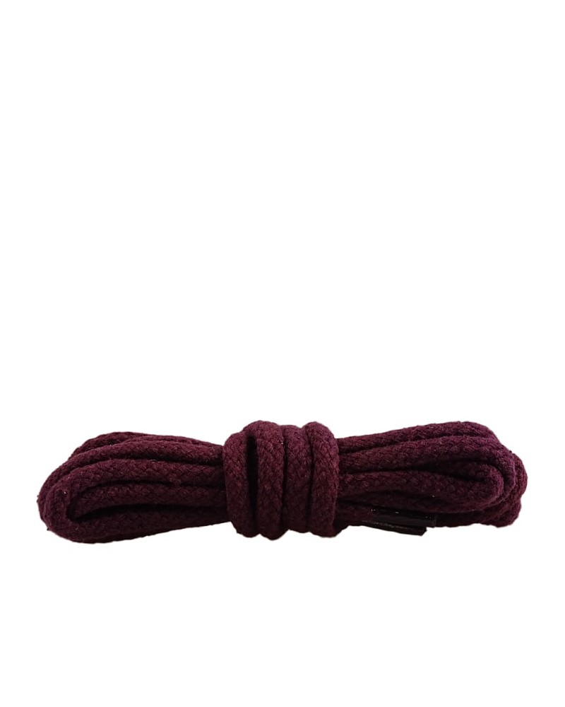 Bordowe, okrągłe grube, sznurówki do butów, 75 cm, Kaps
