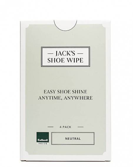 Jack's Shoe Wipe Collonil, chusteczki do czyszczenia, pielęgnacji obuwia, 4 szt