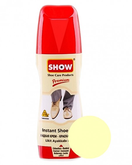 Bezbarwna pasta w płynie do butów, samo połyskowa, Show, 75 ml