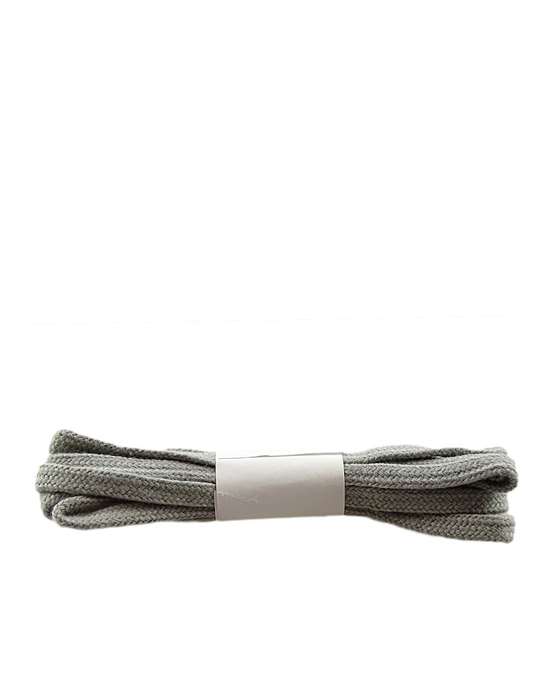 Szare, płaskie sznurówki do butów, bawełniane, 180 cm