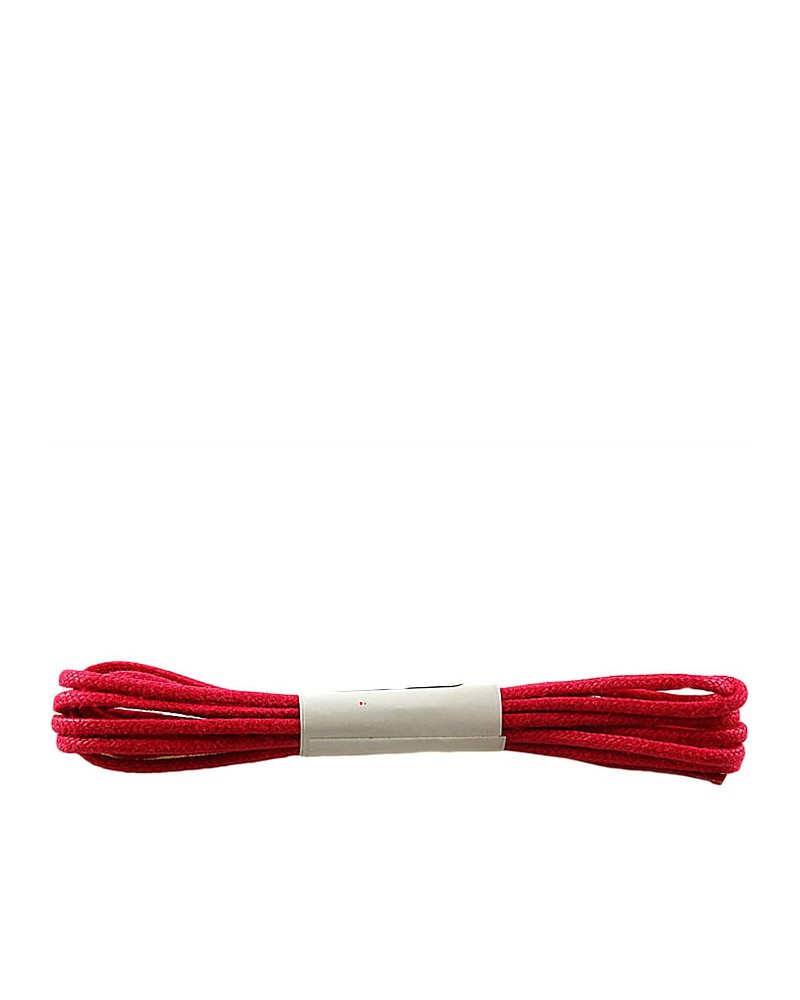 Czerwone, cienkie, woskowane sznurówki do butów, 90 cm, Halan