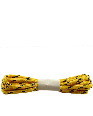 Żółto-czarne, trekkingowe sznurówki do butów, 150 cm, Halan