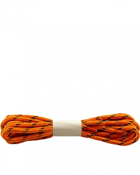 Pomarańczowo-czarne, trekkingowe sznurówki do butów, 180 cm, Halan