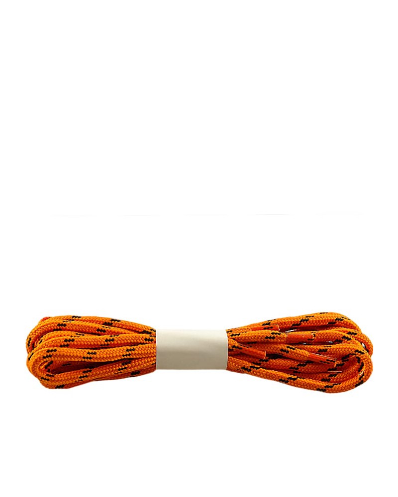 Pomarańczowo-czarne, trekkingowe sznurówki do butów, 120 cm, Halan