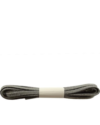 Szare, płaskie, woskowane sznurówki do butów, 150 cm, Halan
