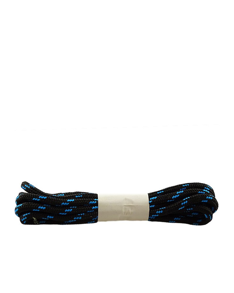 Czarno-niebieskie, trekkingowe sznurówki do butów, 100 cm, Halan