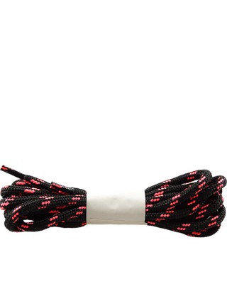 Czarno-różowe, trekkingowe sznurówki do butów, 100 cm, Halan