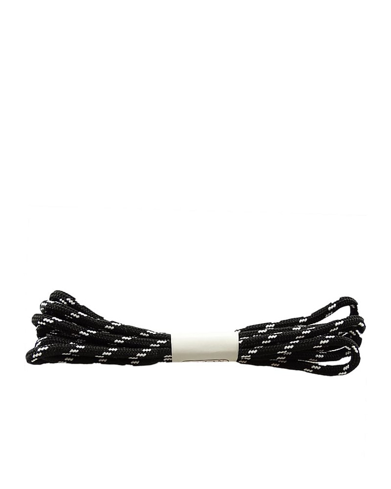 Czarno-białe, trekkingowe sznurówki do butów, 120 cm, Halan