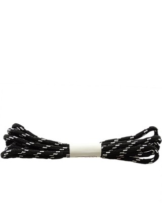 Czarno-białe, trekkingowe sznurówki do butów, 150 cm, Halan