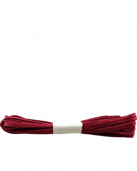 Bordowe, płaskie, woskowane sznurówki do butów, 150 cm, Halan