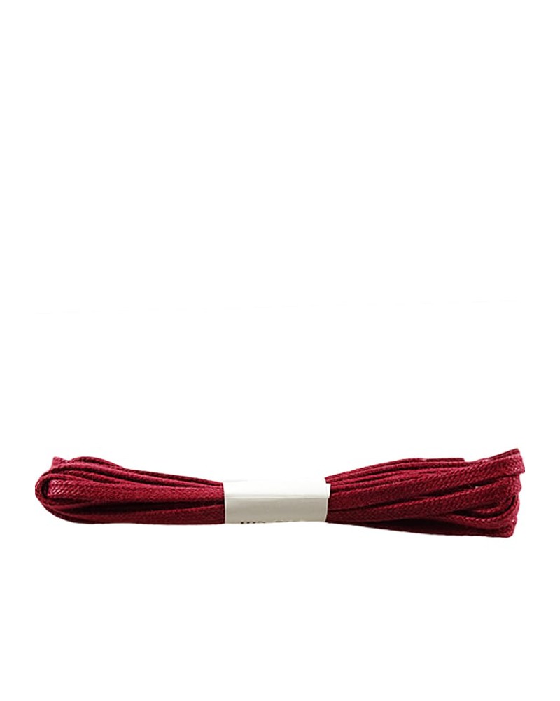 Bordowe, płaskie, woskowane sznurówki do butów, 75 cm, Halan