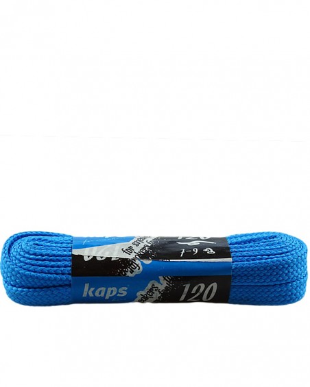 Jasnoniebieskie, płaskie sznurówki do butów, sneakers, 120 cm