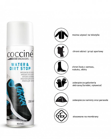 Water Dirt & Stop Coccine, impregnat do butów sportowych