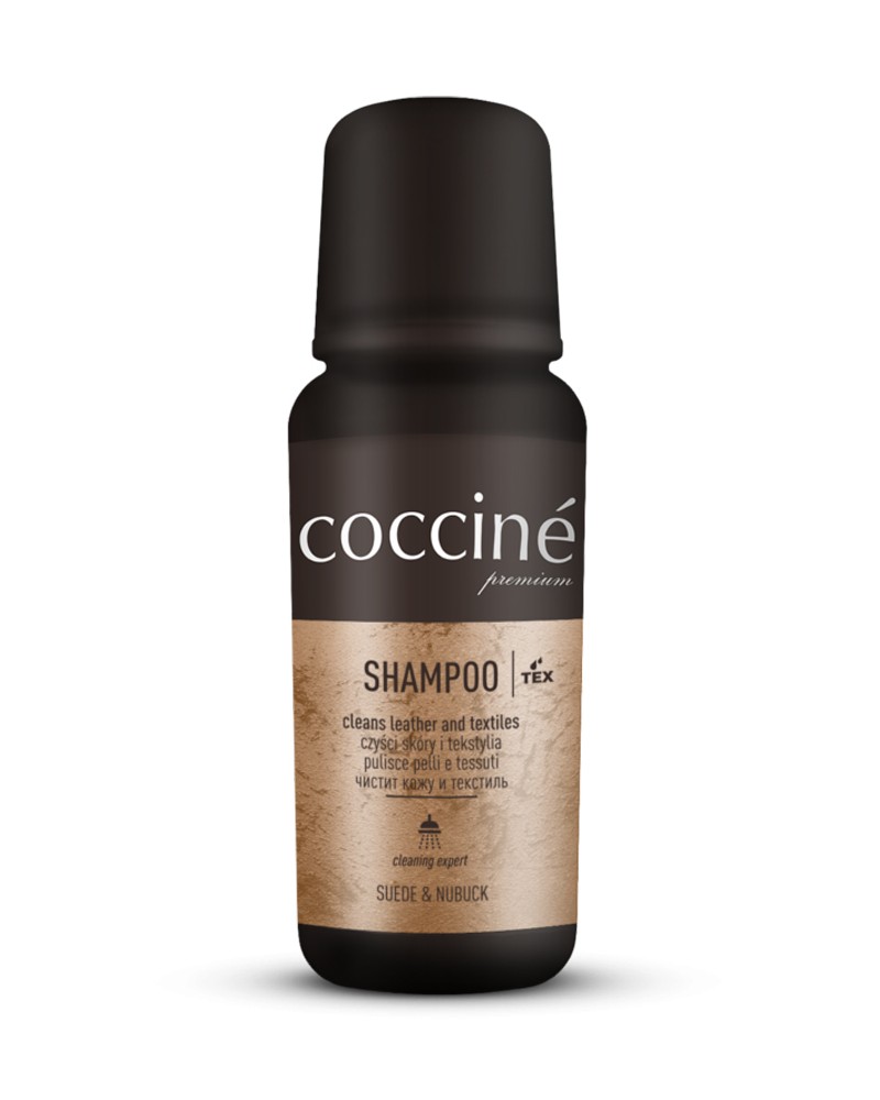 Shampoo Coccine, uniwersalny szampon do czyszczenia obuwia