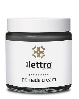 Ciemnoszary krem do skóry naturalnej, 100 ml, Pomade Cream Lettro