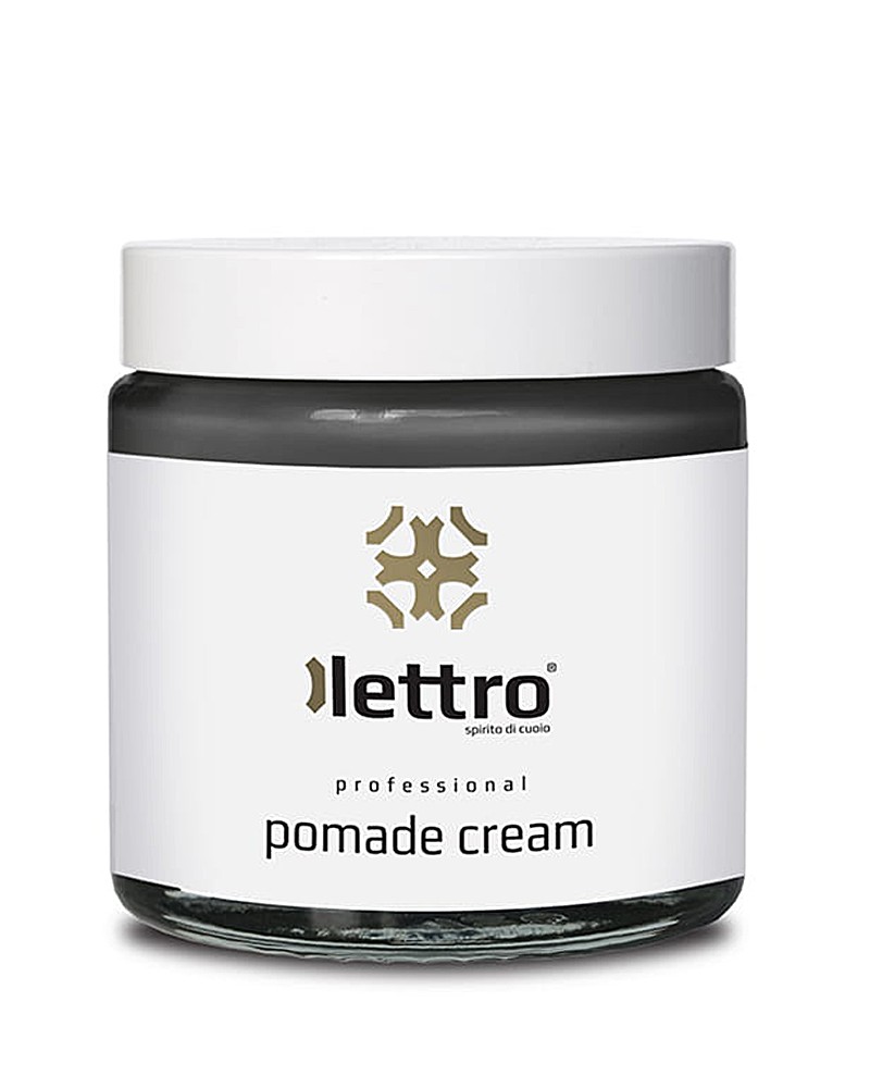 Ciemnoszary krem do skóry naturalnej, 100 ml, Pomade Cream Lettro