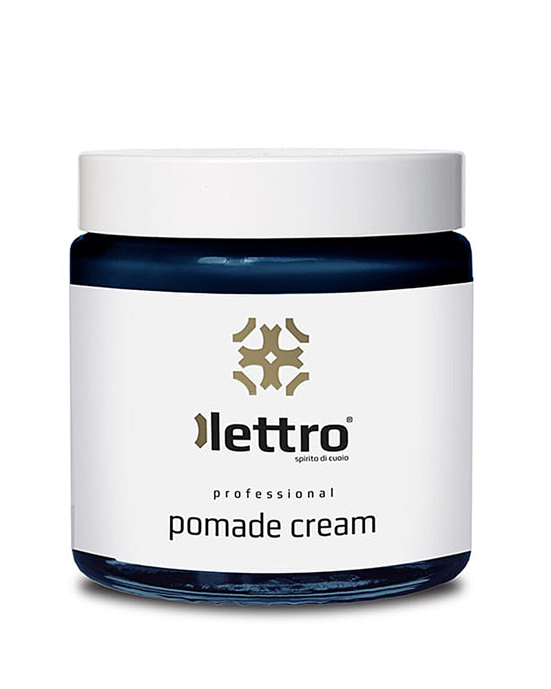 Granatowy krem do skóry naturalnej, 100 ml, Pomade Cream Lettro