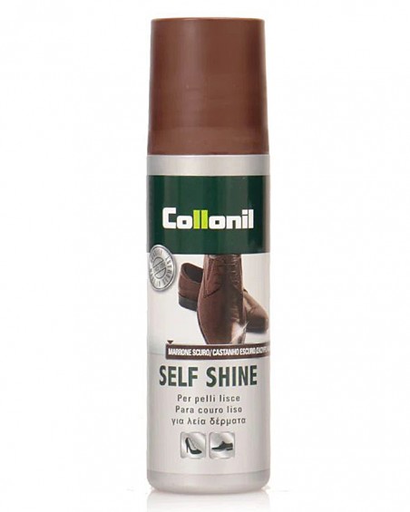 Brązowa pasta w płynie do skóry licowej, Self Shine, Collonil, 100 ml
