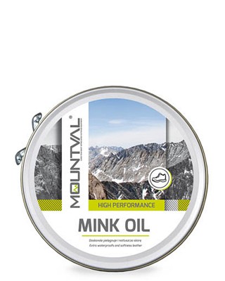 Mounval Mink Oil, 100 ml, bezbarwna, impregnująca pasta olejowa