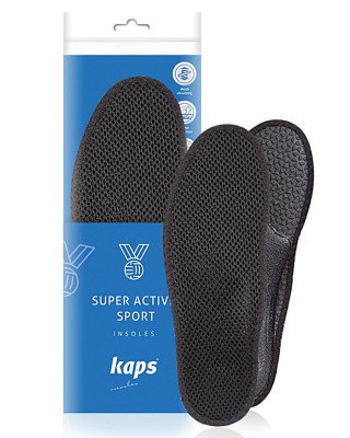 Antybakteryjne wkładki do butów, 42-46, Super Active Sport Kaps
