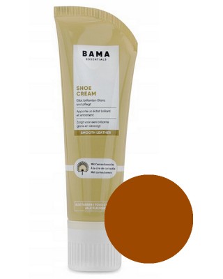 Brązowy krem, pasta do butów, Shoe Cream Essentials Bama, 032, 75 ml
