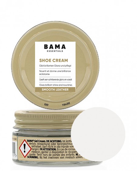 Bezbarwny krem, pasta do butów, Shoe Cream Essentials Bama, 001, 50 ml