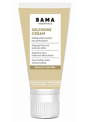Bezbarwna pasta do butów, samonabłyszczająca, Selfshine Cream Essentials Bama