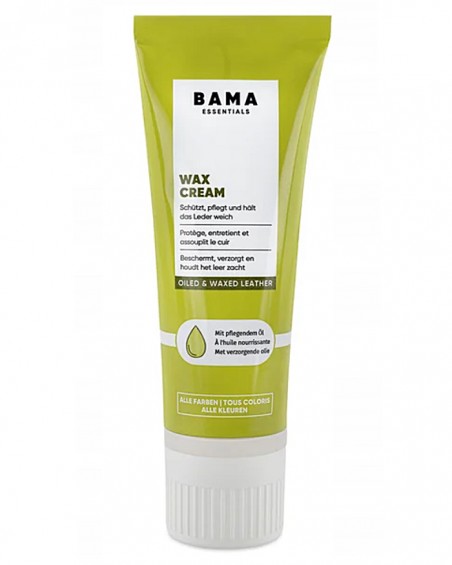 Bezbarwna pasta woskowa do butów, Wax Cream Essentials Bama, 75 ml