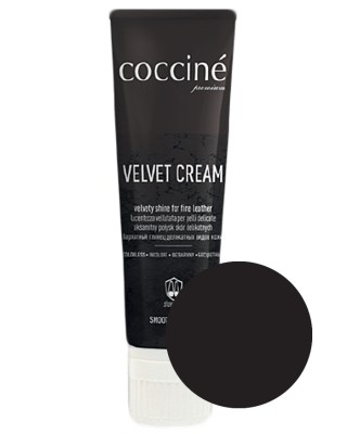 Czarna pasta w tubie do skóry licowej, 75 ml, Velvet Cream Coccine