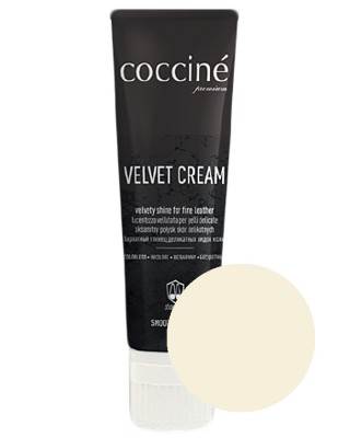 Pasta w tubie do skóry licowej, kość słoniowa, 75 ml, Velvet Cream Coccine